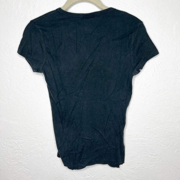 Vintage Emily Strange See Emily Play Graphic Cap Sleeve Tee Shirt XS - Picture 11 of 14